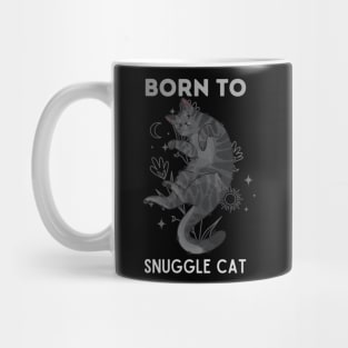 Born to Snuggle Cat - Smoked Cat Mug